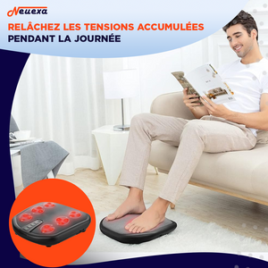 FootRelief™ | Masseur Shiatsu Chauffant pour une Relaxation Ultime