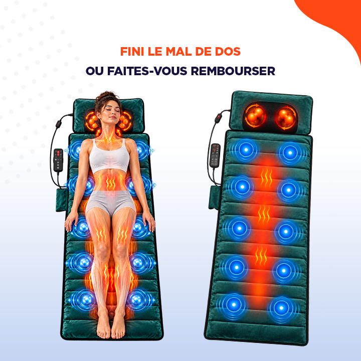 BackRevive Pro | Matelas de massage chauffant pour un dos détendu