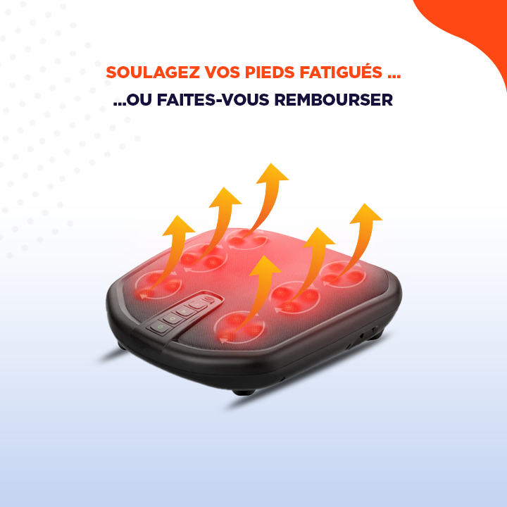 FootRelief™ | Masseur Shiatsu Chauffant pour une Relaxation Ultime