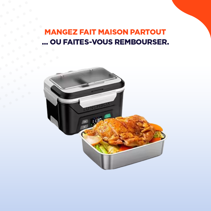 HeatBox | Lunch box chauffante sans fil pour des repas chauds partout