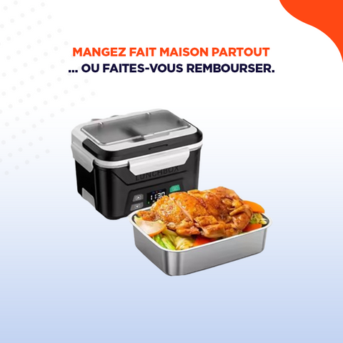 HeatBox | Lunch box chauffante sans fil pour des repas chauds partout