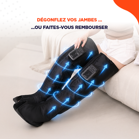 LegFlow | Masseur de jambes par compression pour des jambes légères et dégonflées