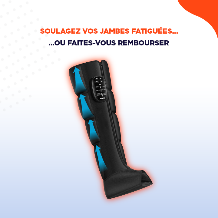 RecoveryMax | Système de compression intelligent pour des jambes légères et reposées