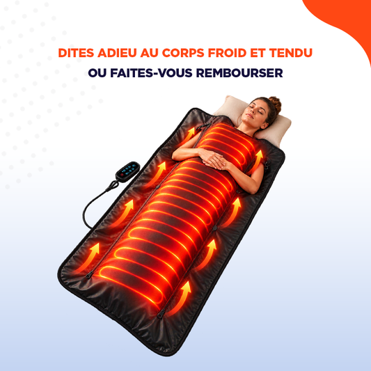 SaunaWrap | Couverture sauna infrarouge pour apaiser dos et articulations