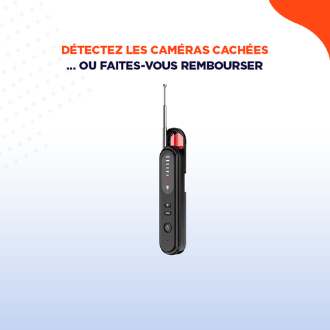 SpyDetector | Détecteur de caméras cachées 4-en-1 pour votre sécurité personnelle