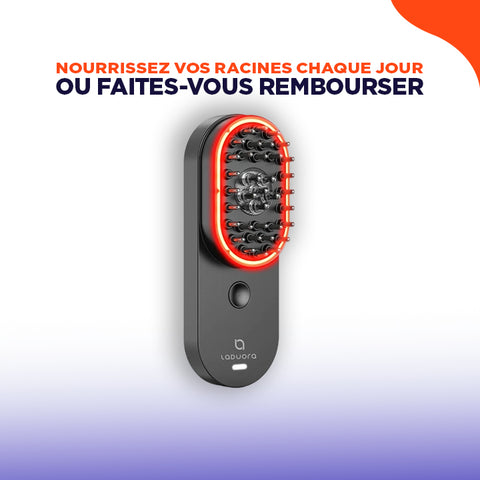 ScalpRevive | Brosse massante vibrante pour soulager les tensions et nourrir le cuir chevelu