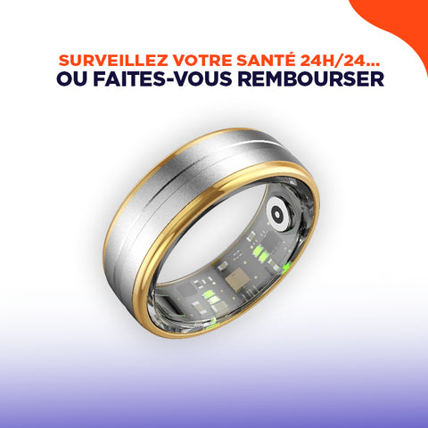 HealthTrack | Bague intelligente ultra-légère pour un suivi santé 24h/24