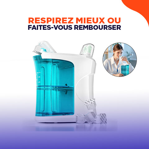 NoseClean | Nettoyeur nasal électrique pour respirer plus librement.