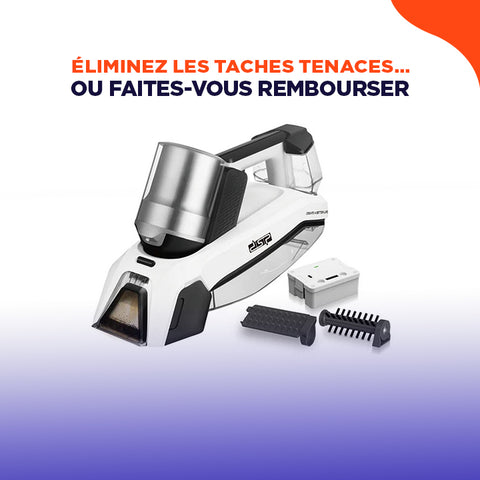 CleanMaster | Nettoyeur portable premium pour tissus, tapis et sièges auto