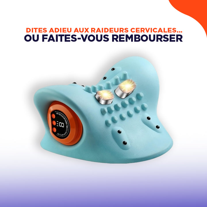 NeckStretch | Oreiller de massage intelligent pour réaligner votre cou en douceur
