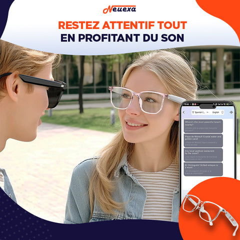 SmartGlass | Lunettes connectées pour écouter, protéger et rester alerte en toute liberté