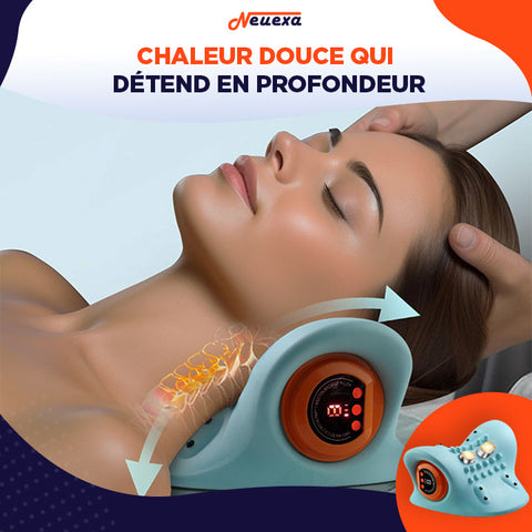 NeckStretch | Oreiller de massage intelligent pour réaligner votre cou en douceur