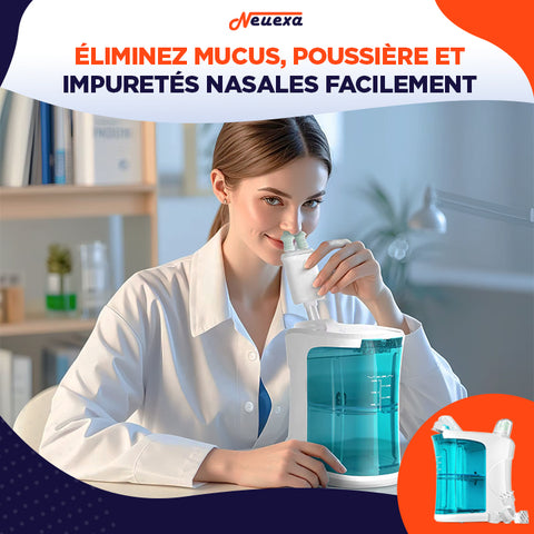 NoseClean | Nettoyeur nasal électrique pour respirer plus librement.