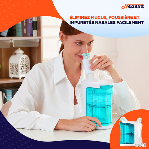 NoseClean | Nettoyeur nasal électrique pour respirer plus librement.