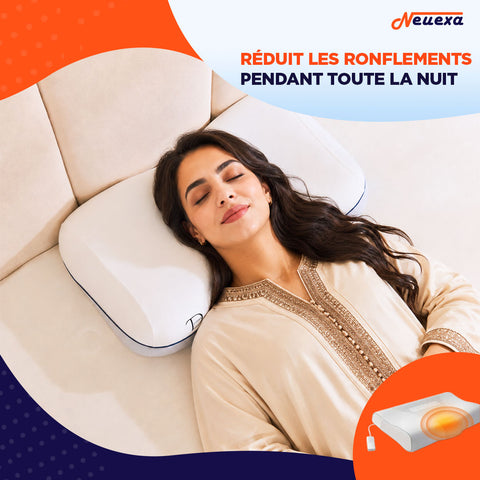 SleepFlow | Oreiller intelligent pour des nuits plus calmes et reposantes