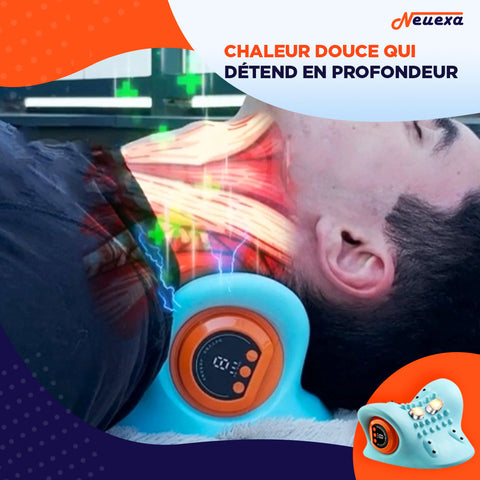 NeckStretch | Oreiller de massage intelligent pour réaligner votre cou en douceur