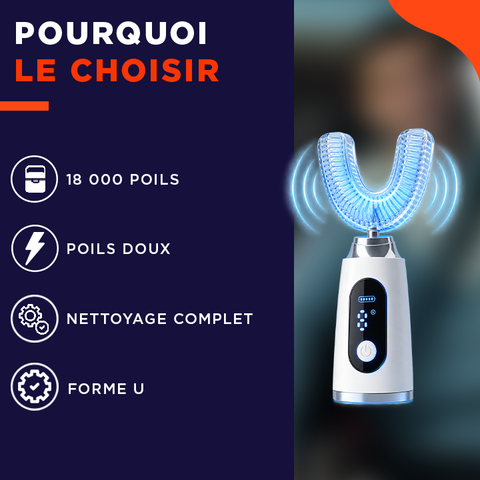 Dentaflow | La Brosse à Dents en U pour un Nettoyage Complet en 20 Secondes