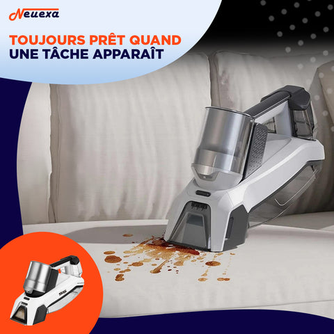 CleanMaster | Nettoyeur portable premium pour tissus, tapis et sièges auto