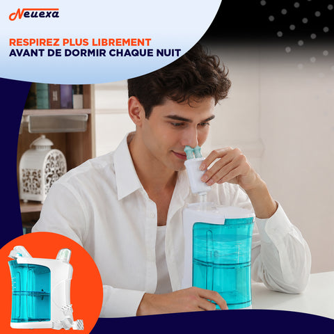 NoseClean | Nettoyeur nasal électrique pour respirer plus librement.