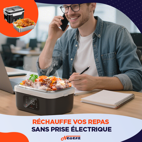 HeatBox | Lunch box chauffante sans fil pour des repas chauds partout