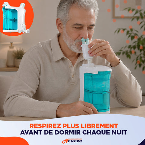 NoseClean | Nettoyeur nasal électrique pour respirer plus librement.