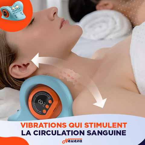 NeckStretch | Oreiller de massage intelligent pour réaligner votre cou en douceur