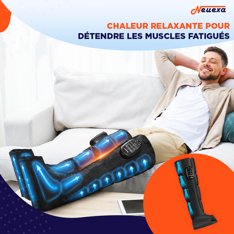 RecoveryMax | Système de compression intelligent pour des jambes légères et reposées