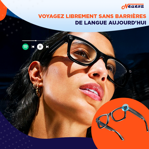 SnapGlass | Lunettes connectées intelligentes avec caméra et IA intégrée