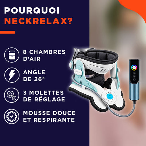 NeckRelax | Le collier innovant pour un cou détendu et sans douleur