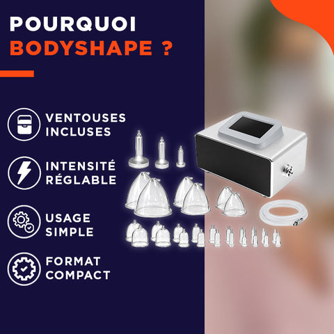 BodyShape | Masseur Ventouse Raffermissant pour Fessiers Toniques