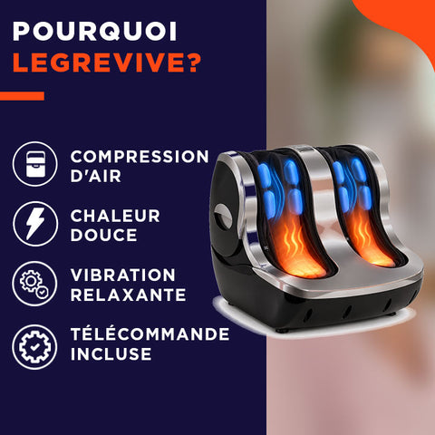 LegRevive | Massage relaxant pour pieds et jambes gonflés