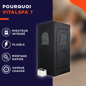 VitalSpa | Le sauna portable qui transforme votre maison en espace de bien-être