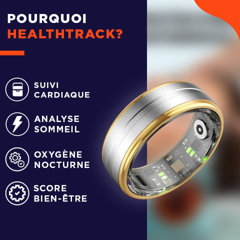 HealthTrack | Bague intelligente ultra-légère pour un suivi santé 24h/24