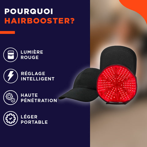 HairBooster| Casque LED révolutionnaire pour une repousse capillaire optimale