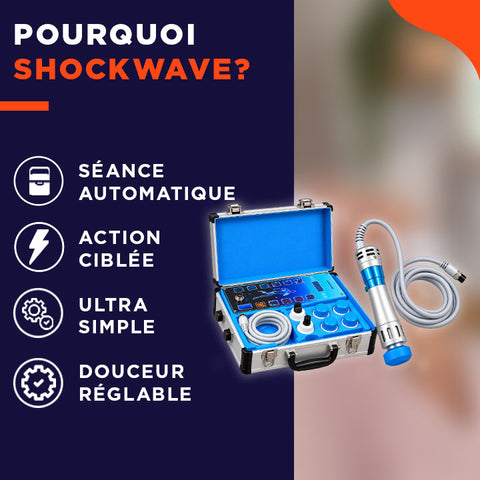 ShockWave | Appareil à ondes de choc pour soulager les douleurs du corps