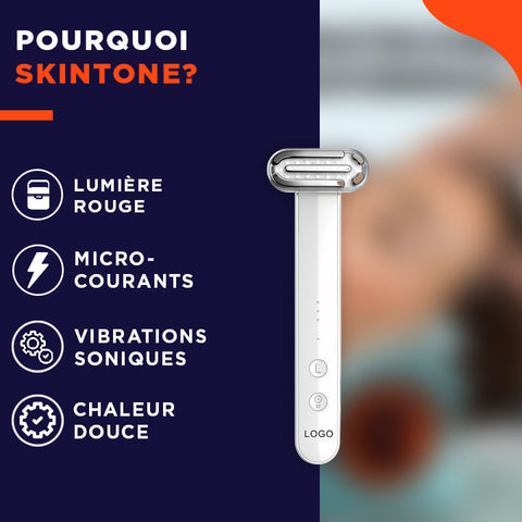 SkinTone | Appareil 4-en-1 pour une peau plus lisse, reposée et visiblement rajeunie