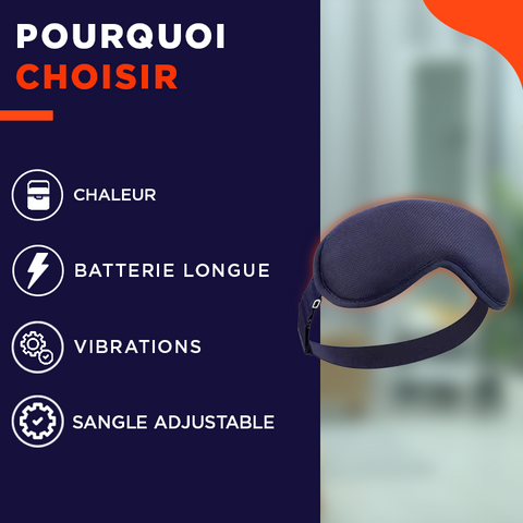 DryRelief | Masque oculaire chauffant pour soulager les yeux secs et fatigués