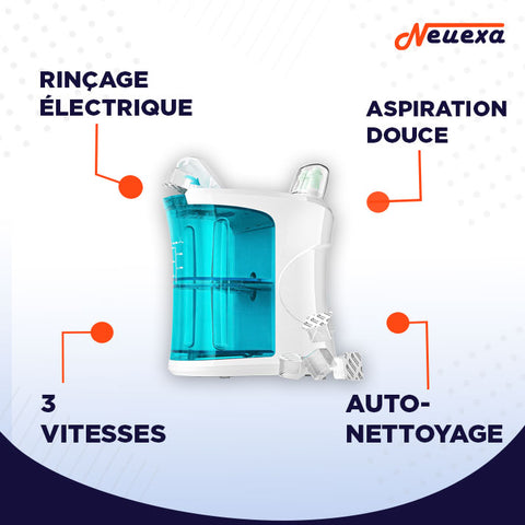 NoseClean | Nettoyeur nasal électrique pour respirer plus librement.