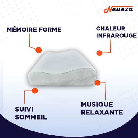 SleepFlow | Oreiller intelligent pour des nuits plus calmes et reposantes