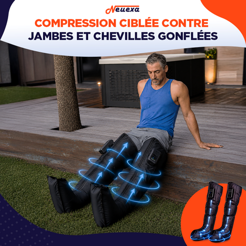 LegFlow | Masseur de jambes par compression pour des jambes légères et dégonflées