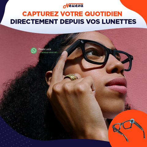 SnapGlass | Lunettes connectées intelligentes avec caméra et IA intégrée