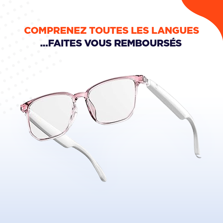 TalkGlass | Lunettes intelligentes avec traduction instantanée pour des conversations fluides dans toutes les langues