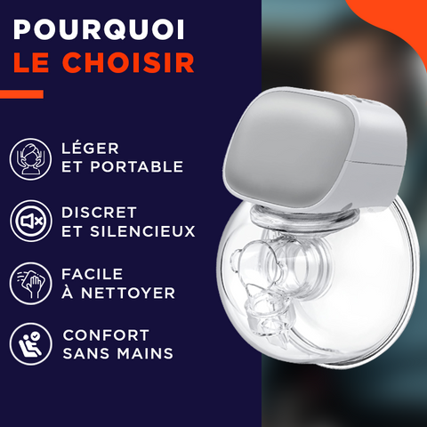 BrestPump | Pompe à seins portable pour toujours avoir un lait naturel disponible