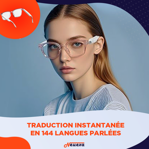 TalkGlass | Lunettes intelligentes avec traduction instantanée pour des conversations fluides dans toutes les langues