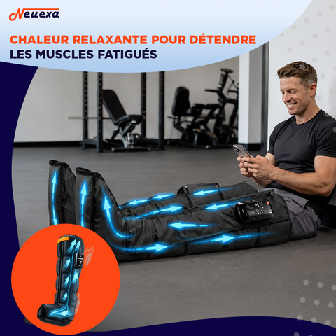 RecoveryMax | Système de compression intelligent pour des jambes légères et reposées