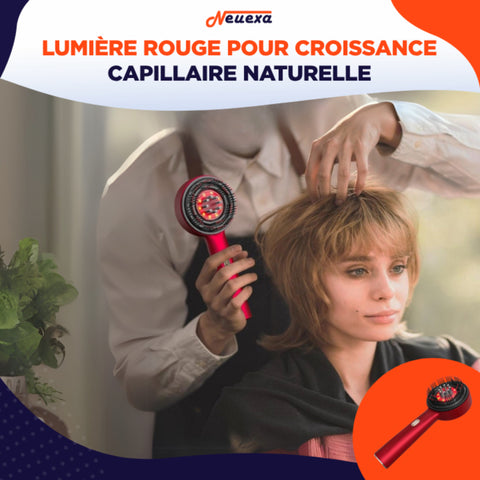 HairBoost | Brosse de massage 3 en 1 pour stimuler les cheveux